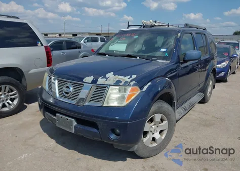 2007 Nissan Pathfinder Se из США, поврежденный, VIN 5N1AR18U57C601805
